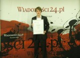 Dziennikarz Obywatelski 2012 Roku w konkursie Polskapresse uczy się w tomaszowskim Mechaniku