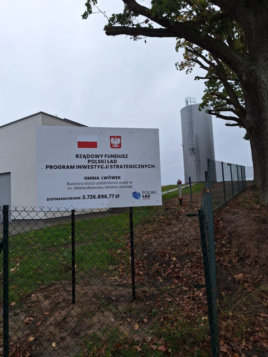 Zakończyła się budowa stacji uzdatniania wody we Władysławowie wraz z budową sieci wodociągowej