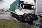 Poważny wypadek 3. ciężarówek w Lipnie na Drodze Krajowej nr 10. Trasa zablokowana