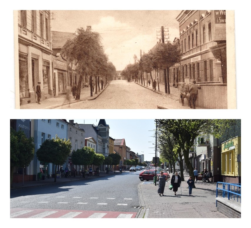 Wągrowiec kiedyś i dziś. Tak zmieniło się miasto. Porównanie starych i nowych zdjęć [ZDJĘCIA]