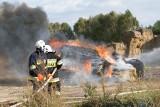 Strażacy gasili słomę w Woli Makowskiej