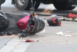 Wypadek skutera z motocyklem w Sztumie. Kłótnia internautów - kto był winny? WIDEO!