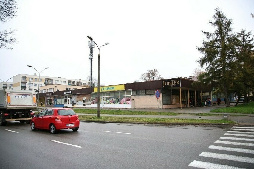 Zmiany przy ulicy Wiśniowej w Kielcach. Znikną pawilony, powstanie blok z częścią handlową