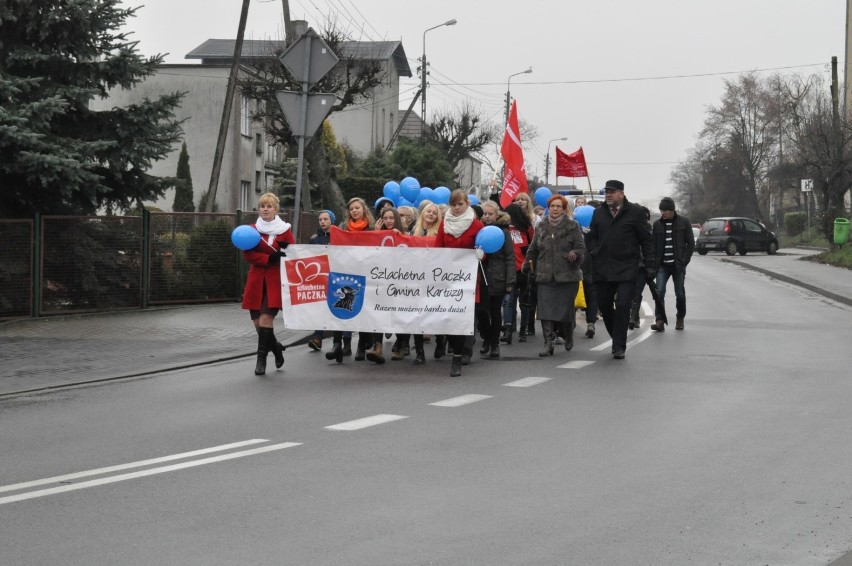 Marsz Szlachetnej Paczki 2015 w Kartuzach-wolontariusze zapraszali do udziału w akcji [FOTO,WIDEO]