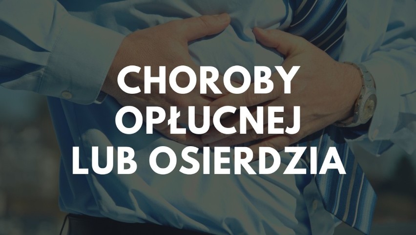 Choroby opłucnej lub osierdzia wywołane pyłem azbestu:...