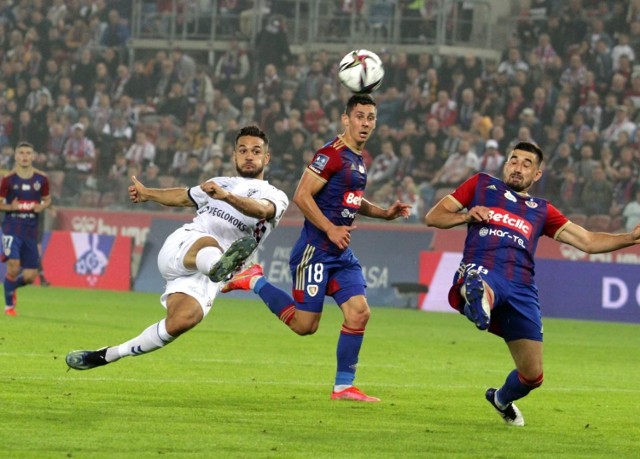 Jesus Jimenez w barwach Górnika Zabrze.