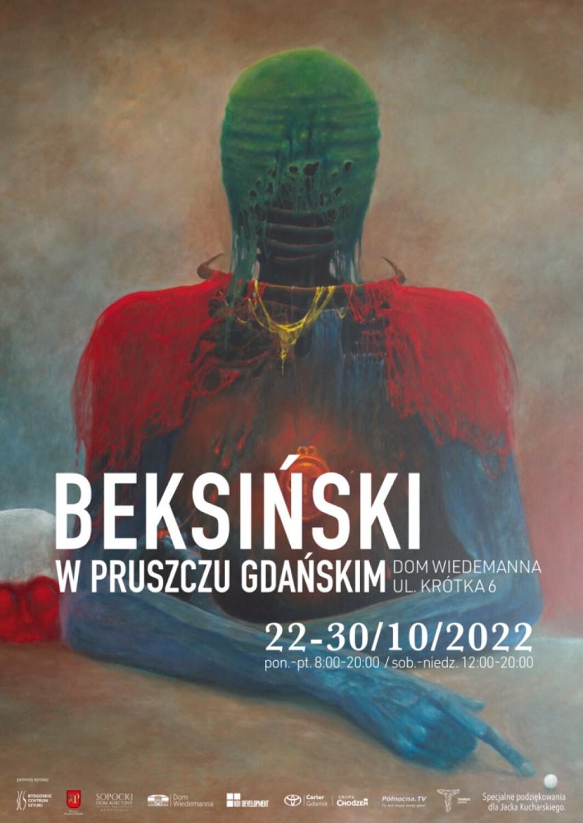 Zdzisław Beksiński w Pruszczu Gdańskim. Wystawa prac pochodzących z prywatnych kolekcji. Ich nie zobaczycie w muzeum!