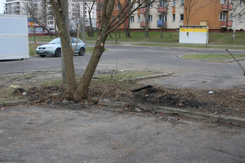 Brud i bałagan na niektórych ulicach i skwerach Michałowa w Radomiu. Zaniedbany teren szpeci wizerunek osiedla