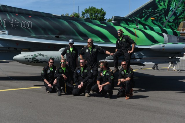 Na Poznań Air Show 2018 zrobiło się głośno. Wszystko za sprawą myśliwców z NATO Tiger Meet