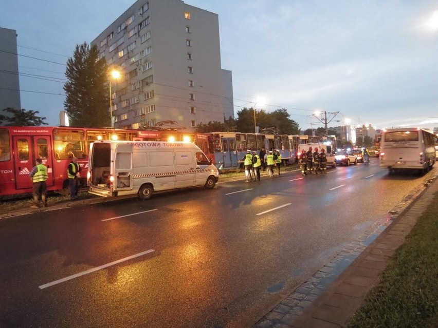 Wrocław: Wypadek tramwajów na Legnickiej (ZDJĘCIA)