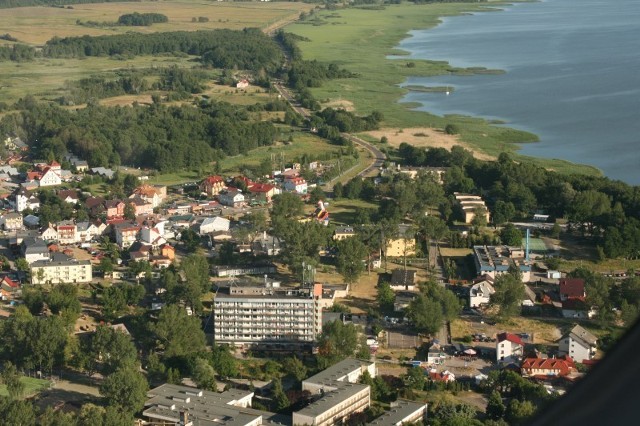 Tak prezentują się Dąbki z lotu ptaka