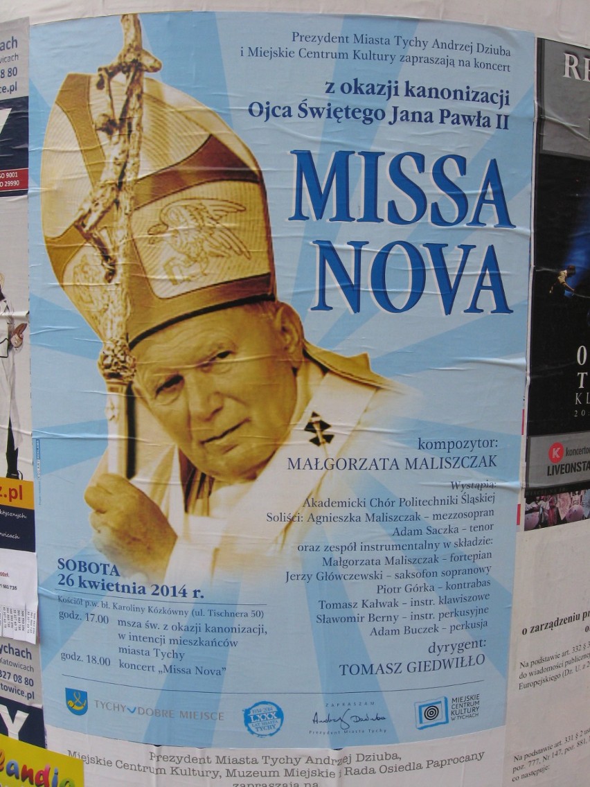 Tychy przed kanonizacją Jana Pawła II