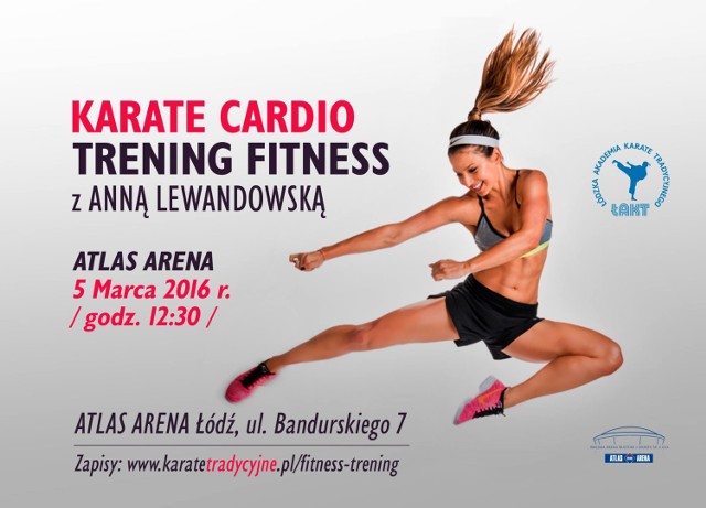 5 marca możecie wziąć udział w treningi Karate Cardio Fitness, Anny Lewandowskiej