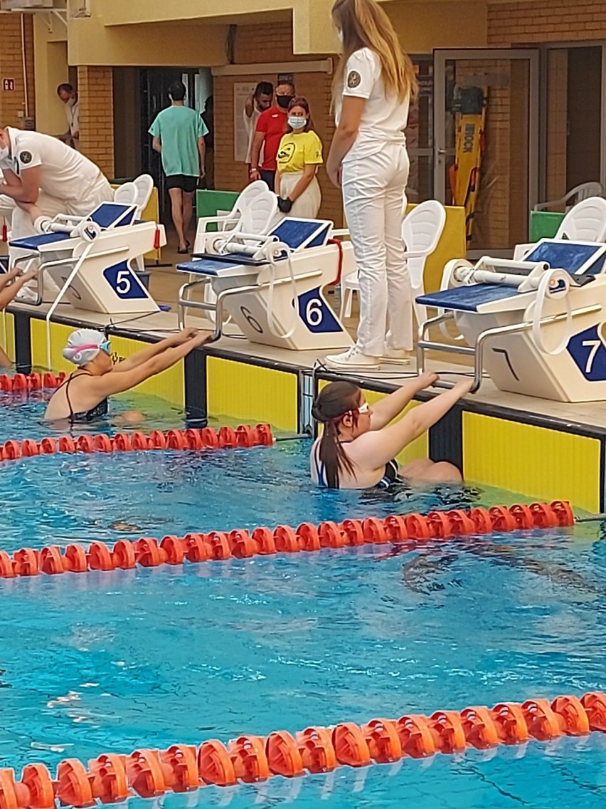 Pływacy niepełnosprawni Startu Kalisz w Drzonkowie