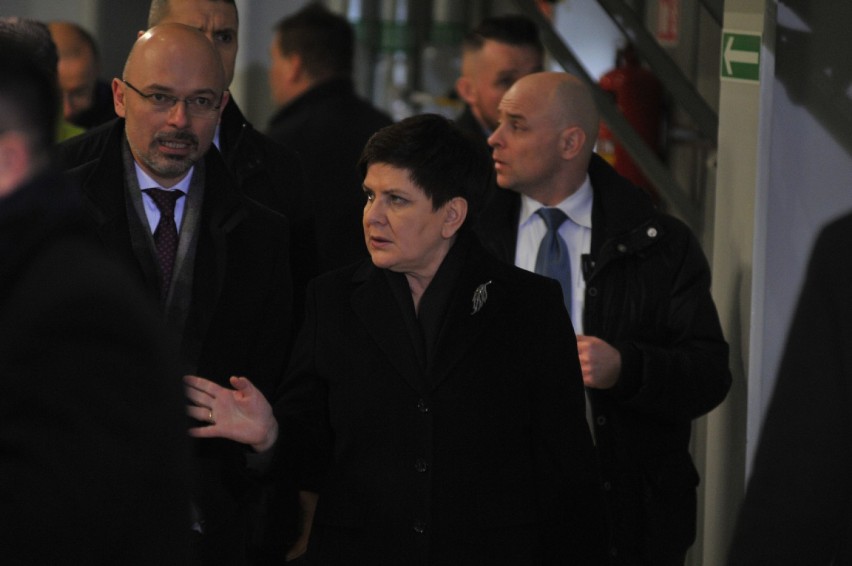 Premier Beata Szydło w gorzowskiej elektrociepłowni.