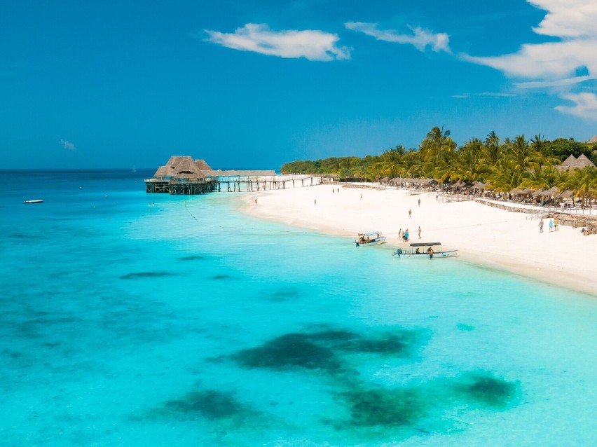 Wschodnie wybrzeże Zanzibaru...