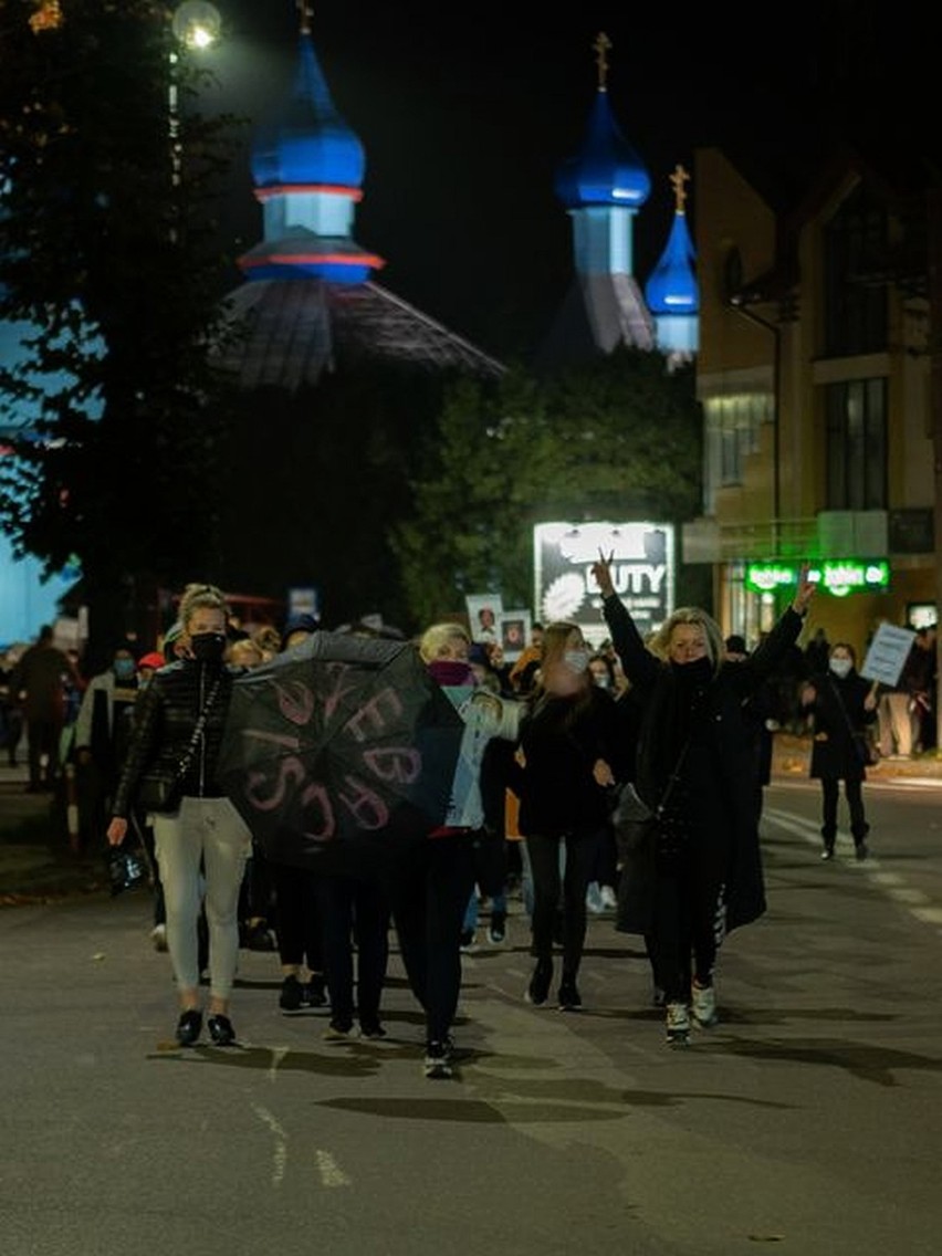 Czarny spacer Bielsk Podlaski.Nadzwyczajna frekwencja