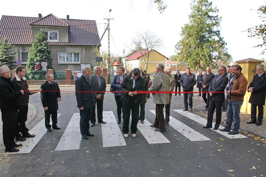 Uroczyste otwarcie drogi Bożacin-Wróżewy-Lutogniew