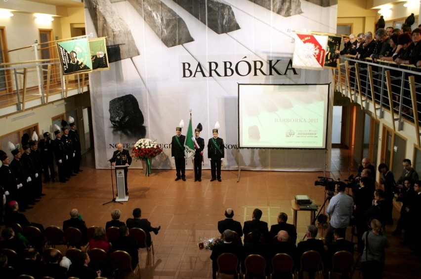 Kopalnia Bogdanka: Prezydent Komorowski uczestniczył w obchodach święta Barbórki