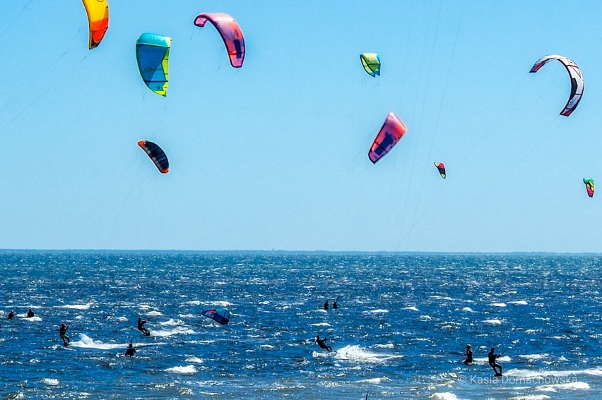 Ostatni weekend maja 2020 - kitesurfing na Zatoce Puckiej
