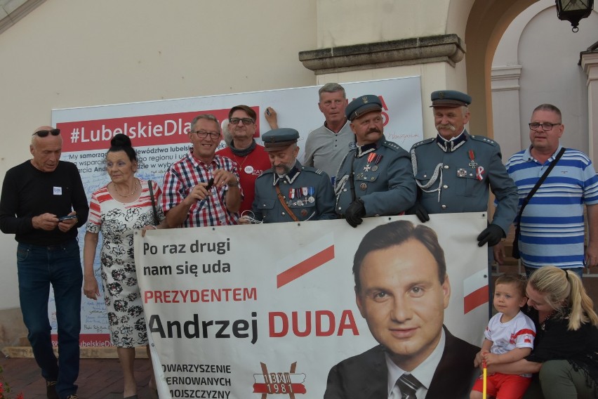 Zamość: ostatnie akcenty kampanii wyborczej Andrzeja Dudy