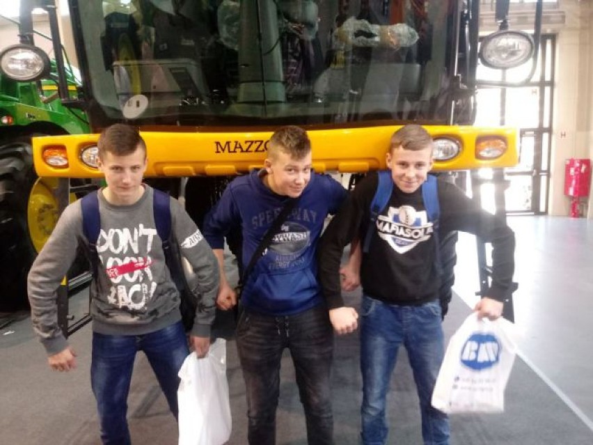 Uczniowie z ZS w Opatówku wzięli udział w targach Polagra Premiery FOTO