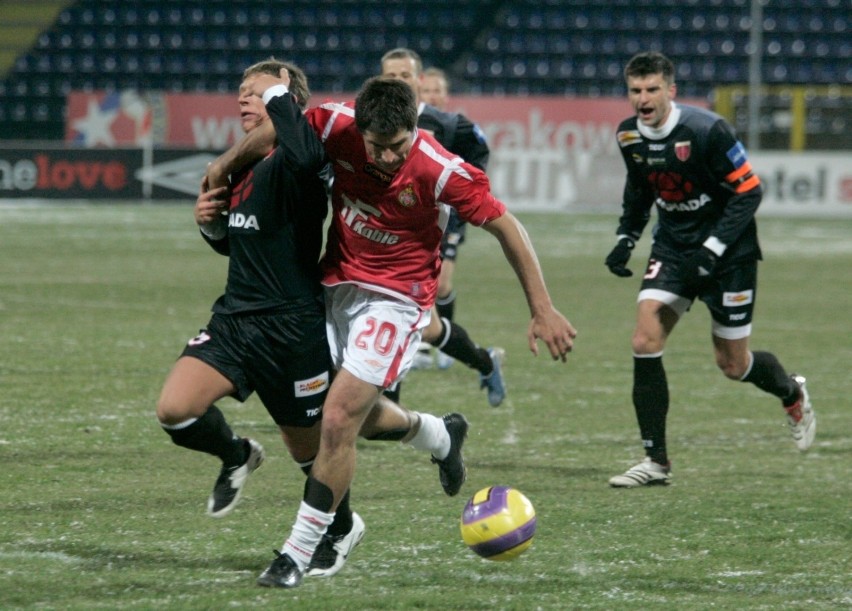 16.02.2008, Kraków: sparing Wisła - Polonia Bytom; Mauro...