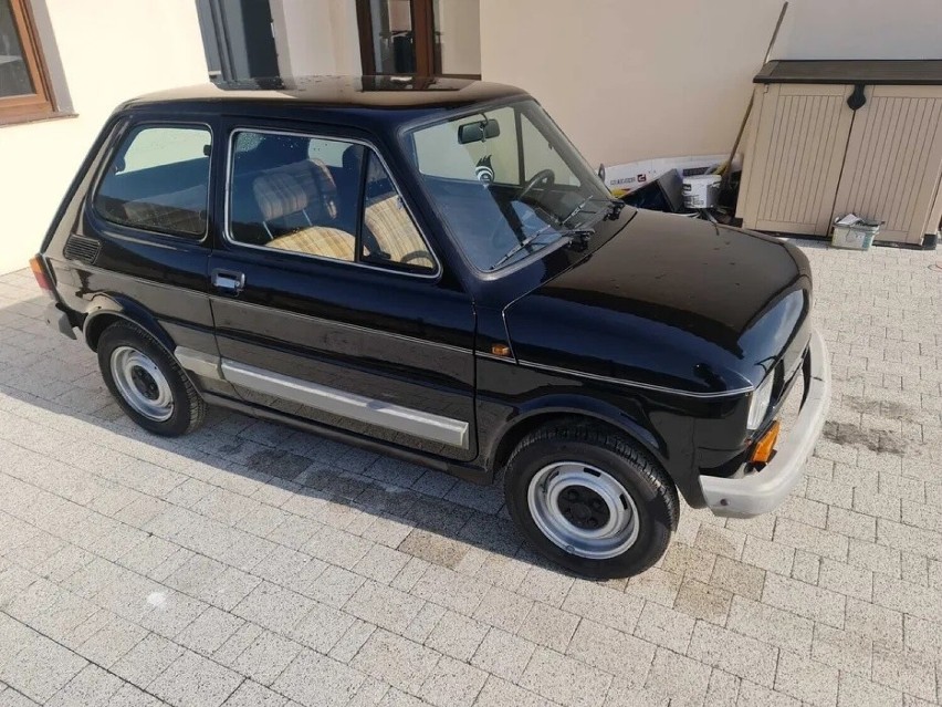 Fiat 126 (rzadko spotykany model Black, kraciasta...