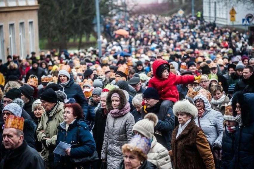 Huczne obchody Święta Trzech Króli w Koszalinie w 2020 roku