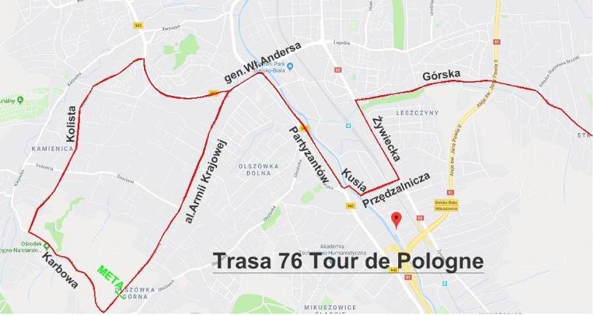 Tour de Pologne w Bielsku-Białej i Żywcu. Utrudnienia na drogach