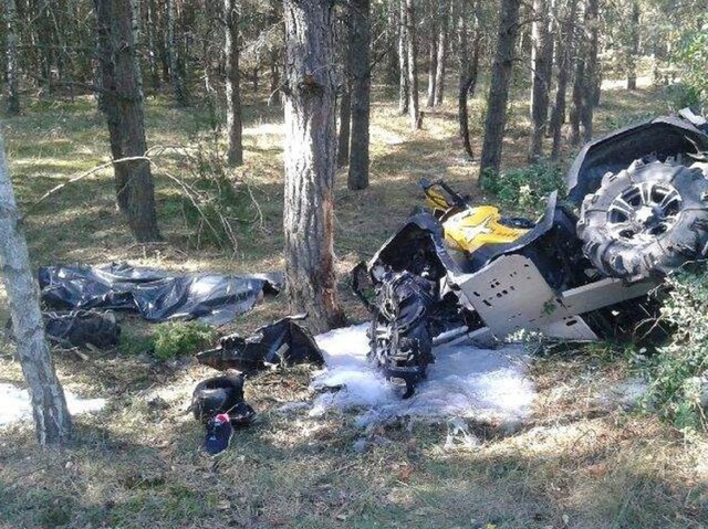 Wypadek, w którym zginął 43-latek, miał miejsce w Puszczy Bydgoskiej niedaleko wsi Chrośna