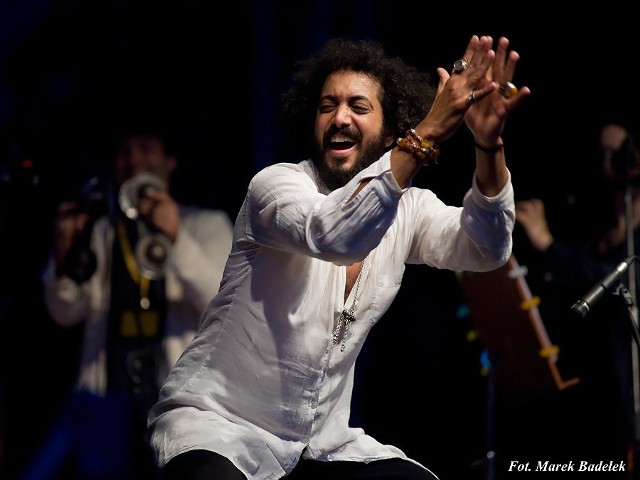 Ravid Kahalani podczas wspaniałego występu zespołu Yemen Blues w dn. 17.06.2011r. w Poznaniu.