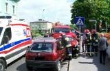 Wypadek w Słupcy. Zderzyły się dwa samochody