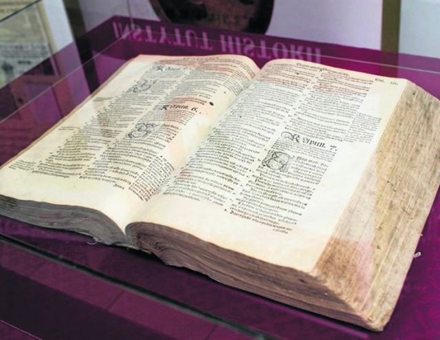 Biblia brzeska na UJK w Piotrkowie była już wystawiana w czerwcu ub. r.