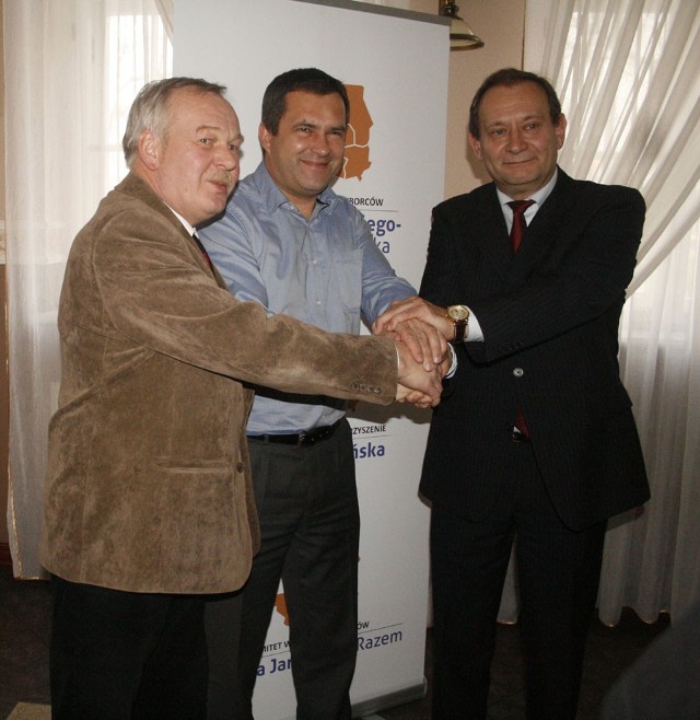 Od lewej: Mikołaj Szymczak, Adam Pawlicki, Mirosław Drzazga