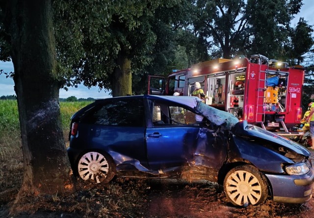 W sobotni wieczór, 29 lipca 2023 roku, doszło do groźnie wyglądającego zdarzenia w gminie Gołuchów. Kilka minut po godzinie dwudziestej w okolicach miejscowości Czerminek samochód osobowy wypadł z drogi i uderzył w drzewo