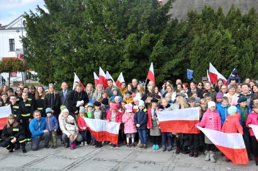 Obchody Święta Niepodległości na Rynku w Kętach