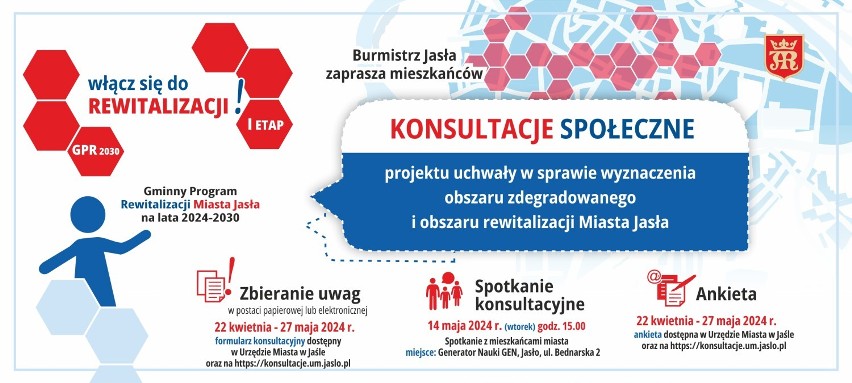W Jaśle rozpoczynają się konsultacje społeczne o rewitalizacji miasta