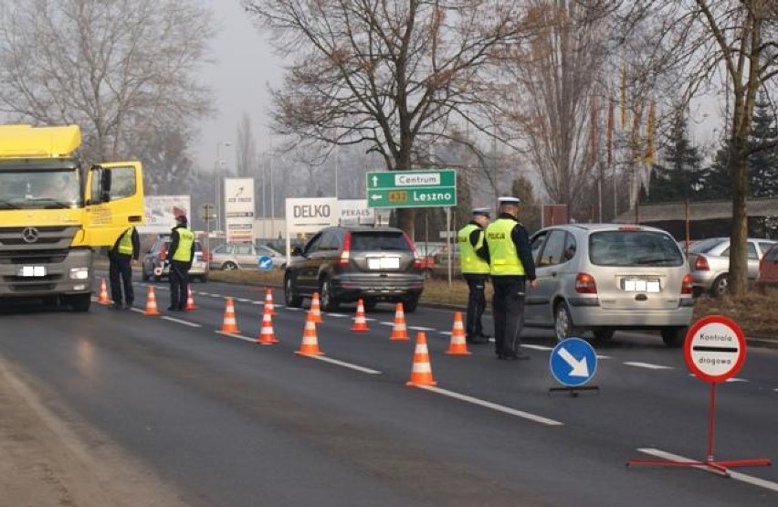 Śrem: policja łapała pijanych kierowców