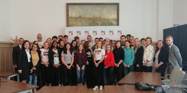 Młodzi uczniowie z wymiany odwiedzili Mysłowice