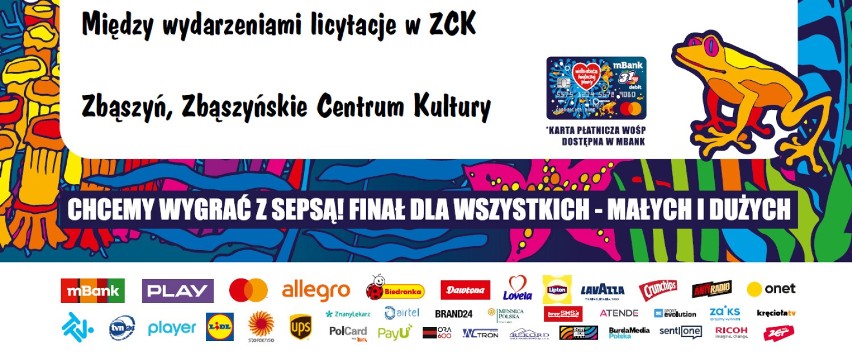 31. Finał WOŚP zagra 29 stycznia 2023 roku. pod hasłem "Chcemy wygrać z sepsą! Gramy dla wszystkich - małych i dużych!" Zobacz program!