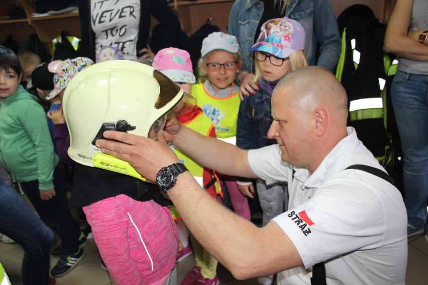 Przedszkolaki z Lipowego Zakątka, z wizytą u strażaków OSP Zbąszyń