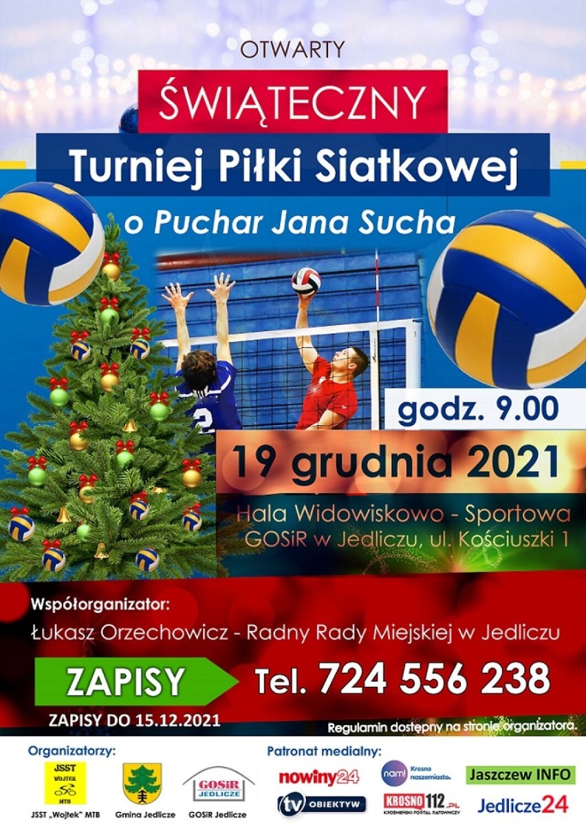 Świąteczny turniej piłki siatkowej w Jedliczu. Osiem drużyn powalczy o Puchar Jana Sucha