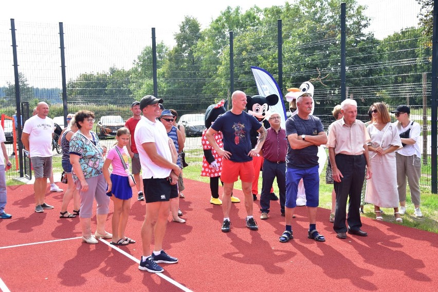 Otwarcie kortu tenisowego w Łabiszynie (19.08.2023).