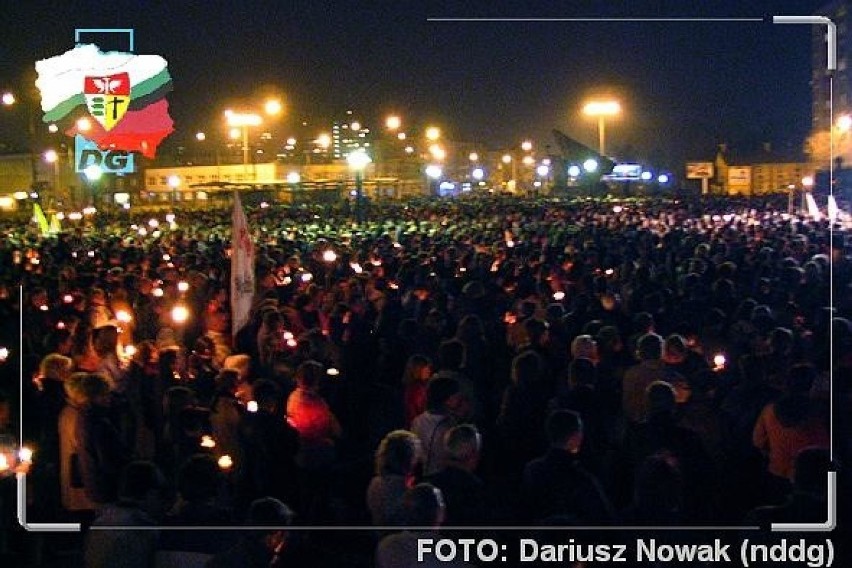 Mieszkańcy Dąbrowy Górnicze wspólnie modlili się przed...