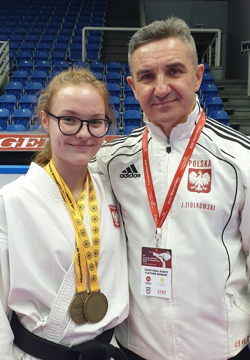 Zuzanna Smardzewska z WKKT Włocławek podwójną mistrzynią Europy juniorek w karate tradycyjnym 