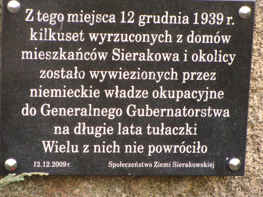 Rocznica wysiedleń w Sierakowie