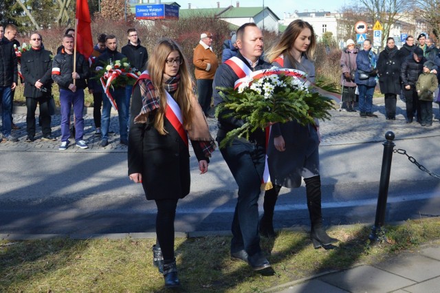 Miejskie obchody Narodowego Dnia Pamięci Żołnierzy Wyklętych w Piotrkowie 2020