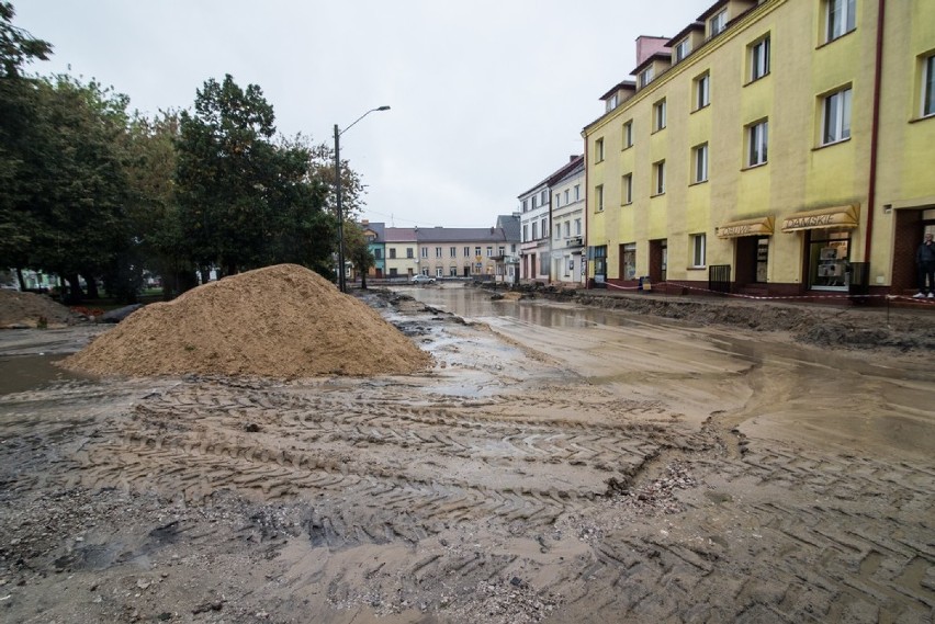 W tej chwili trwają prace w ulicy Krakowskiej