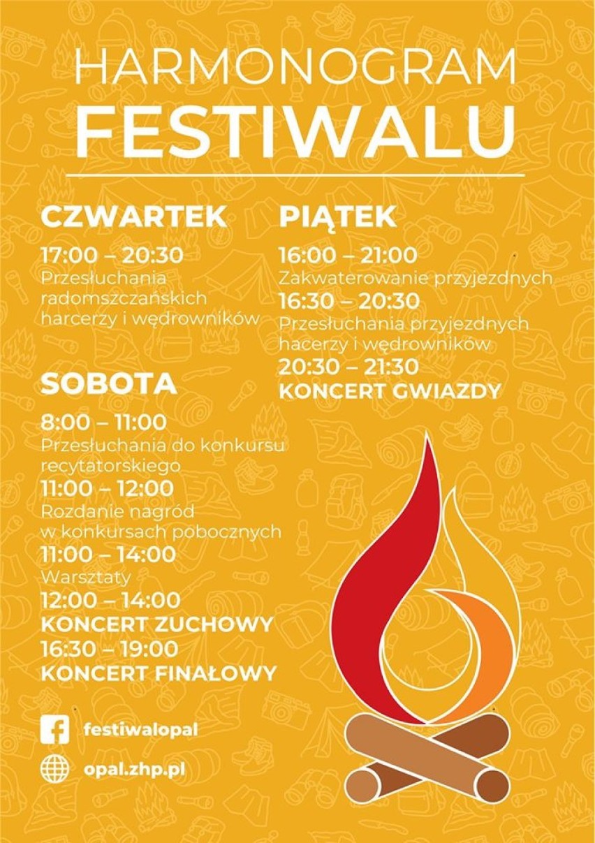 Prawie 700 harcerzy weźmie udział w Festiwalu Opal 2019 w Radomsku. Zgłoszenia zakończone